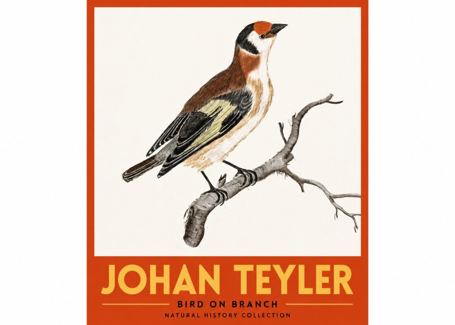 Johan Teyler Song of the Finch No3 - Póster