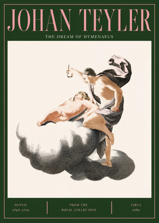 Johan Teyler The Dream of Hymenaeus No4 - Póster