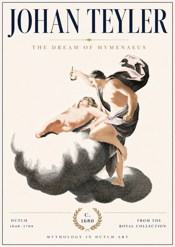 Johan Teyler The Dream of Hymenaeus No6 - Póster