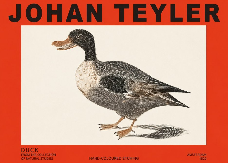 Johan Teyler Duck I No2 - Póster