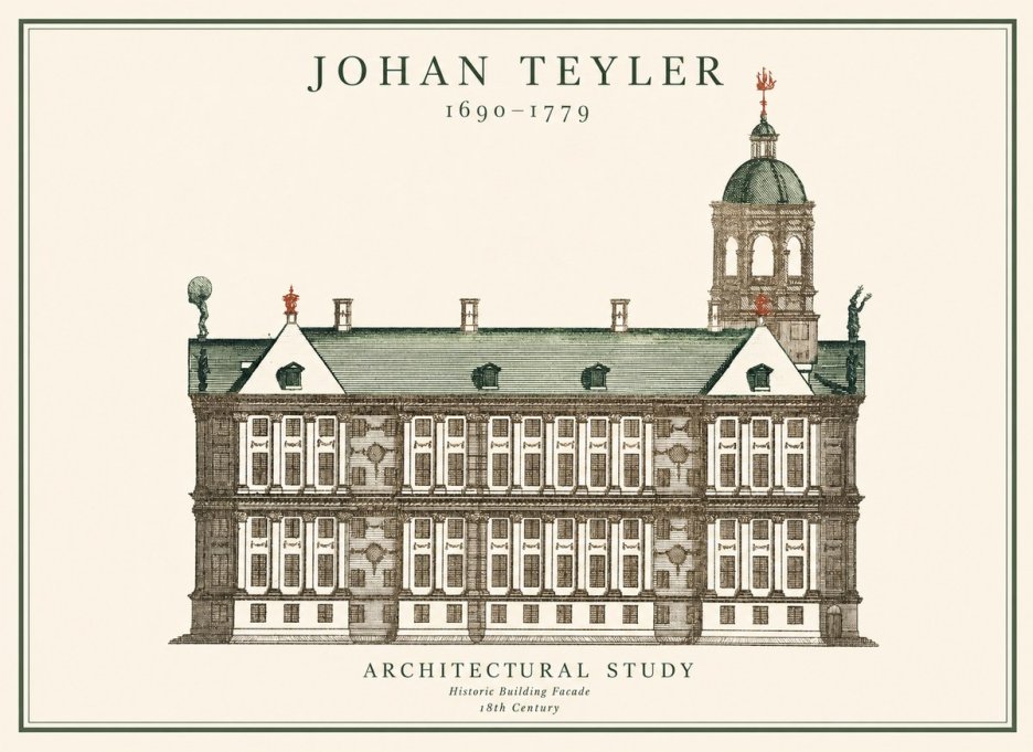 Johan Teyler Architectural Study V No1 - Póster