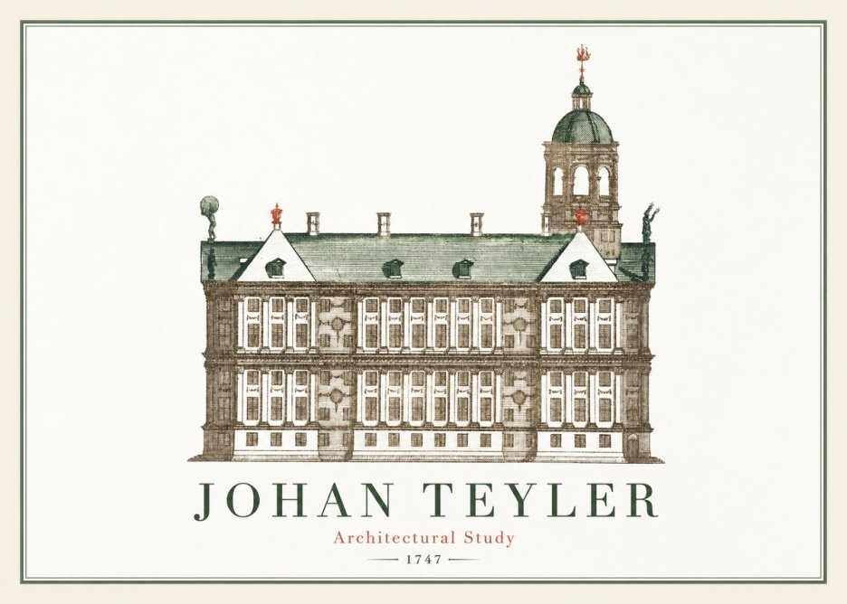 Johan Teyler Architectural Study V No2 - Póster