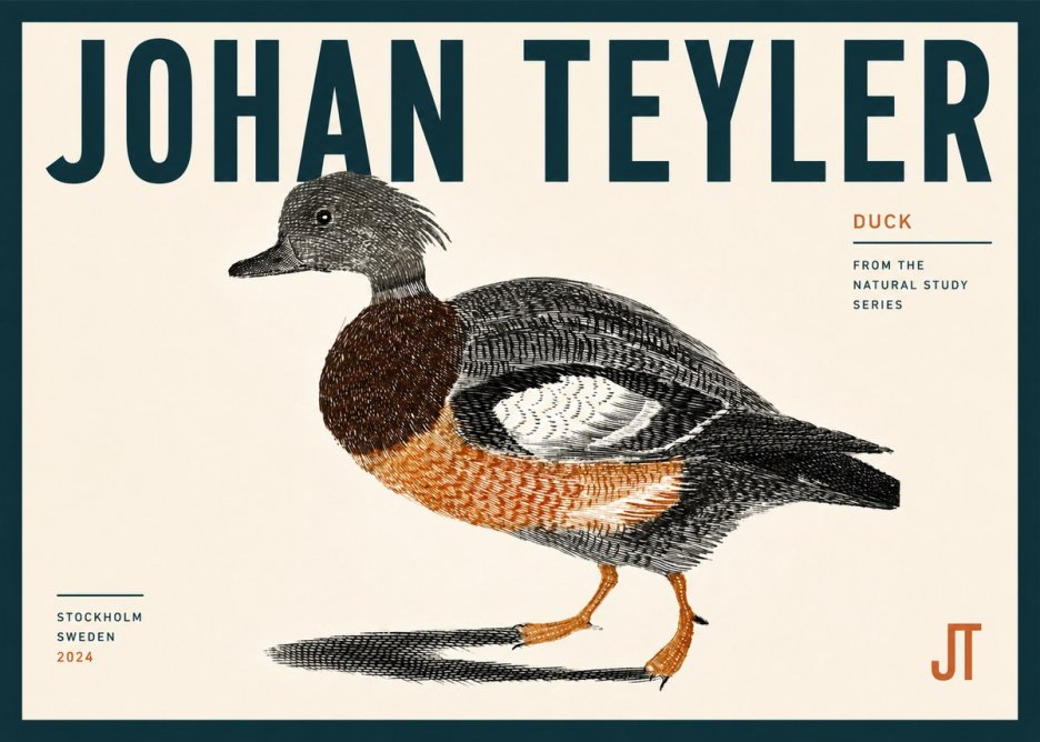 Johan Teyler Duck II No4 - Póster