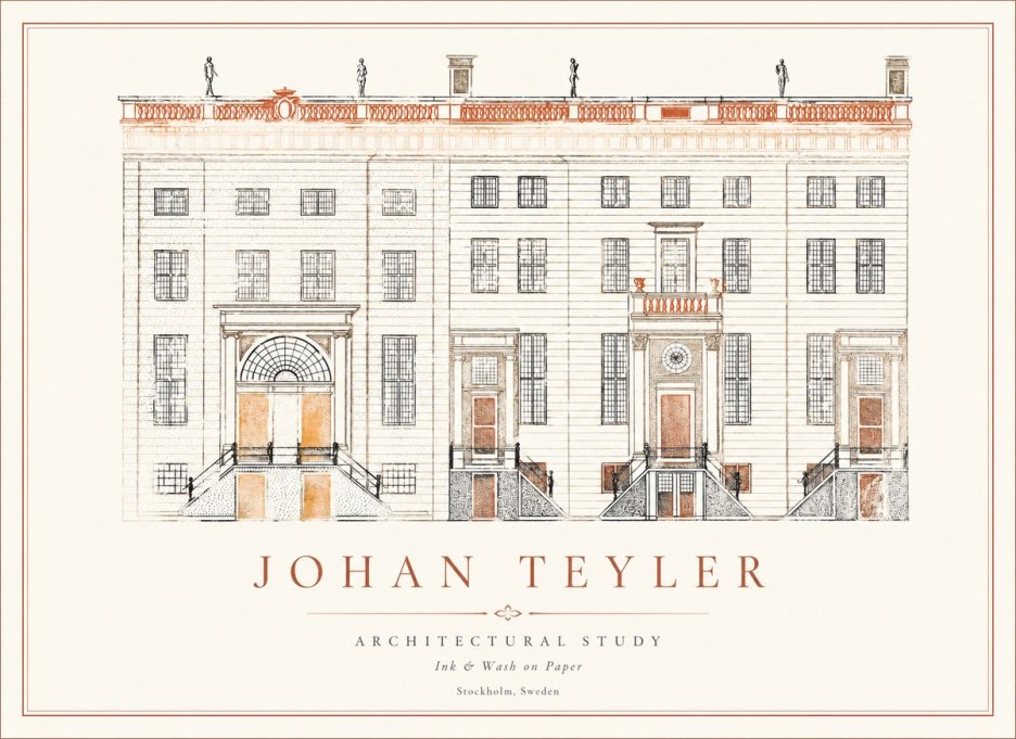 Johan Teyler Architectural Study VI No1 - Póster