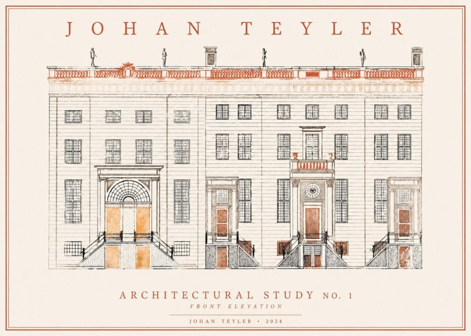 Johan Teyler Architectural Study VI No2 - Póster
