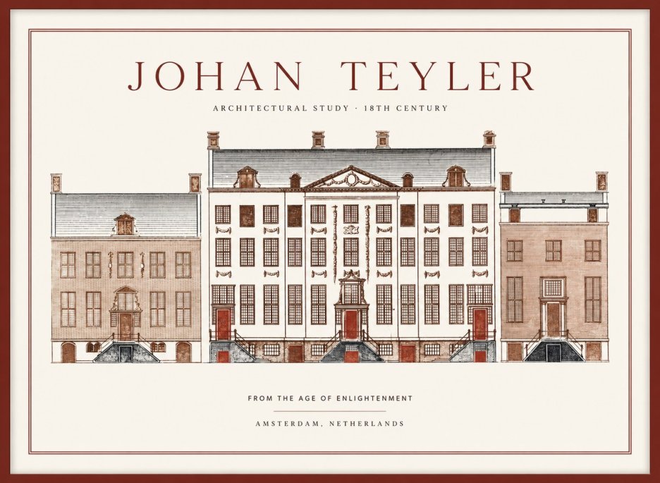 Johan Teyler Architectural Study VII No1 - Póster