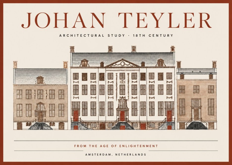 Johan Teyler Architectural Study VII No4 - Póster