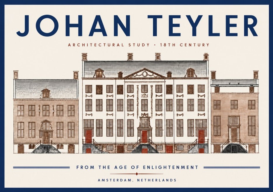 Johan Teyler Architectural Study VII No6 - Póster