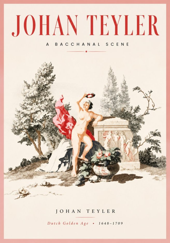 Johan Teyler A Bacchanal Scene No3 - Póster