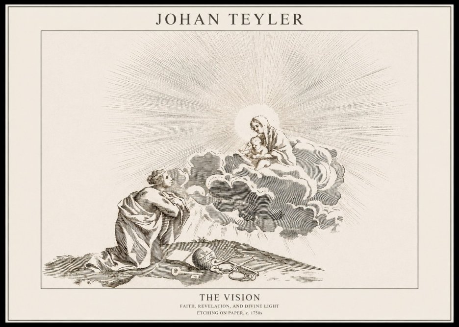 Johan Teyler The Vision No1 - Póster