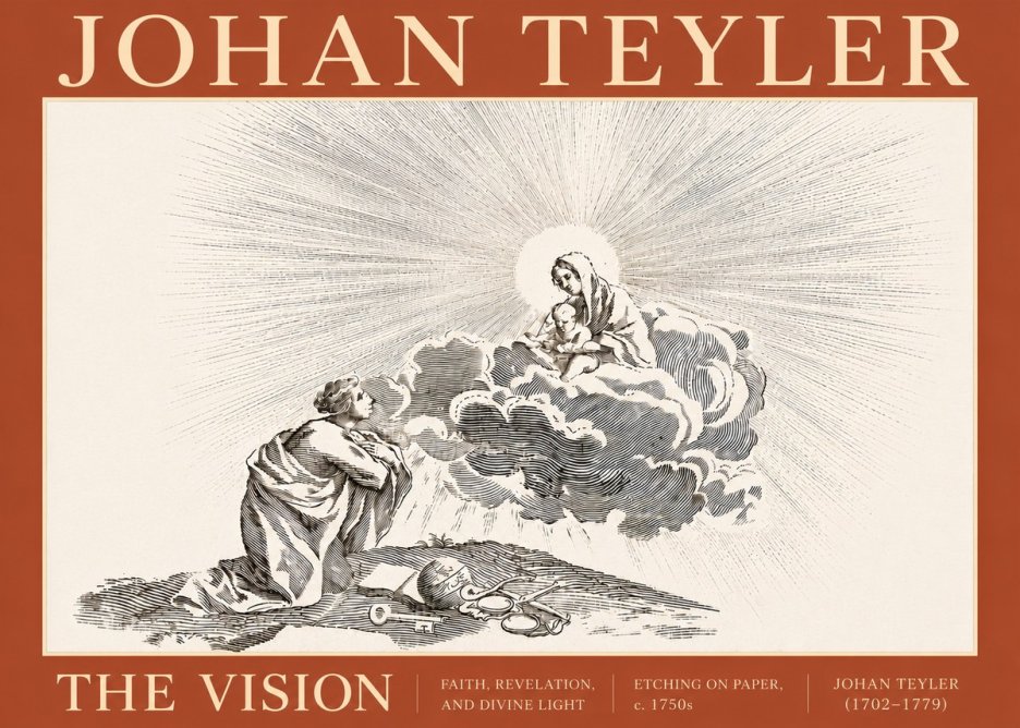 Johan Teyler The Vision No4 - Póster