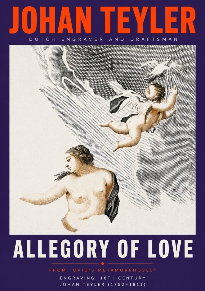 Johan Teyler Allegory of Love No5 - Póster