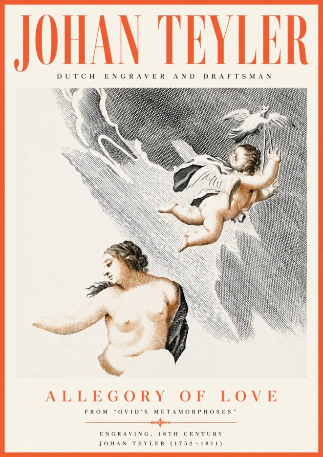 Johan Teyler Allegory of Love No6 - Póster
