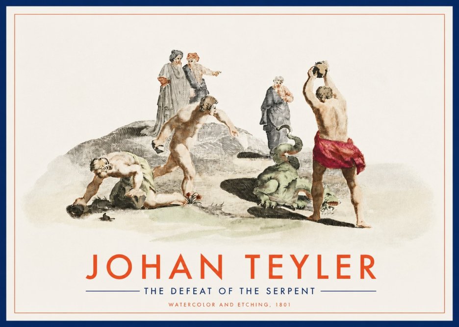 Johan Teyler Study of Ulysses and Polyphemus No3 - Póster