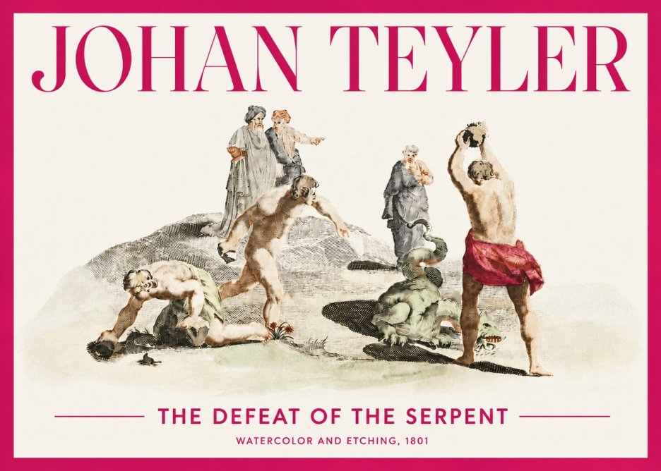 Johan Teyler Study of Ulysses and Polyphemus No4 - Póster