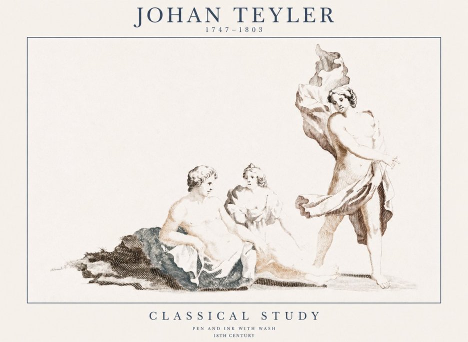 Johan Teyler Classical Study I No1 - Póster