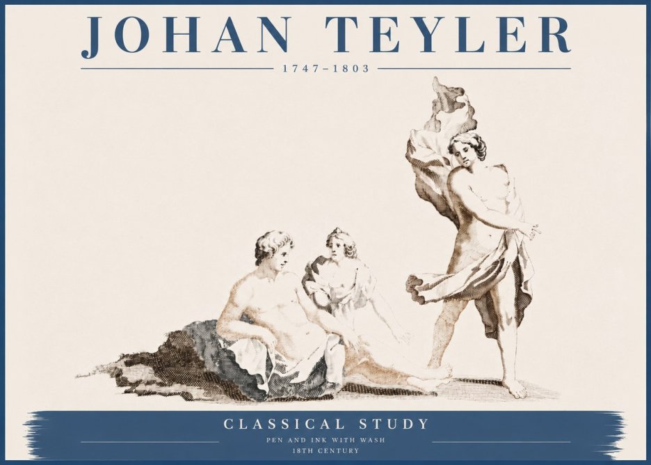 Johan Teyler Classical Study I No4 - Póster