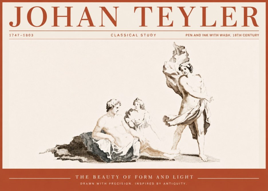 Johan Teyler Classical Study I No6 - Póster