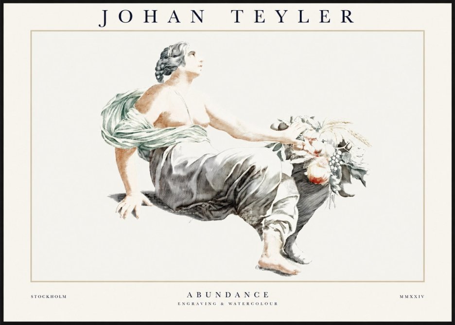 Johan Teyler Abundance No1 - Póster