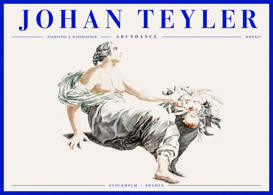Johan Teyler Abundance No4 - Póster