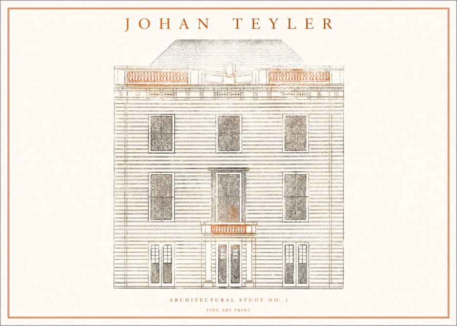 Johan Teyler Architectural Study No. 1 II No1 - Póster
