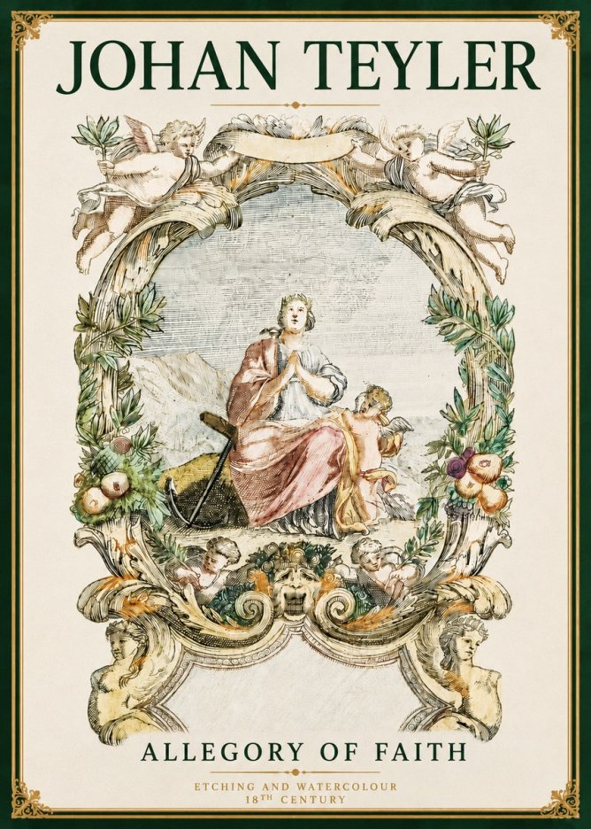 Johan Teyler Allegory of Faith No4 - Póster