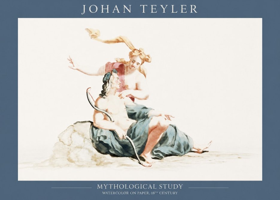Johan Teyler Mythological Study No1 - Póster