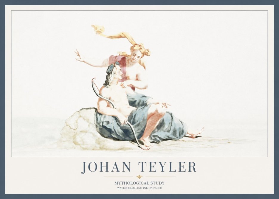 Johan Teyler Mythological Study No2 - Póster