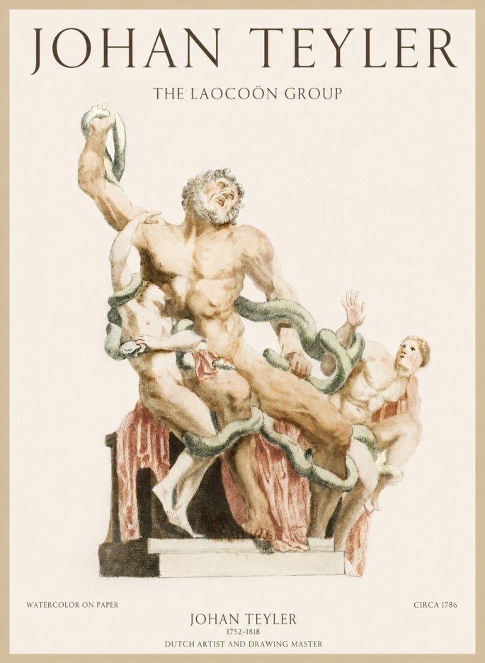 Johan Teyler The Laocoön Group No1 - Póster