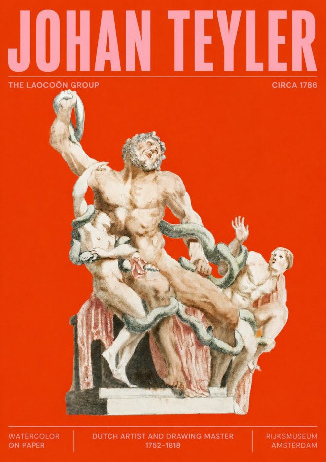 Johan Teyler The Laocoön Group No2 - Póster