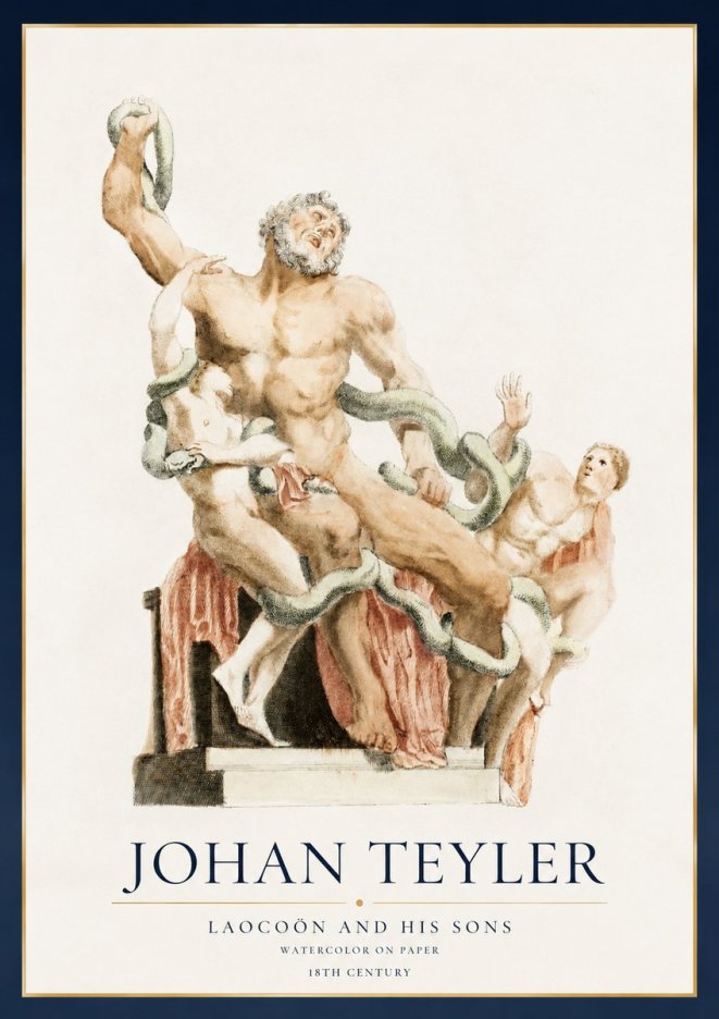 Johan Teyler The Laocoön Group No3 - Póster