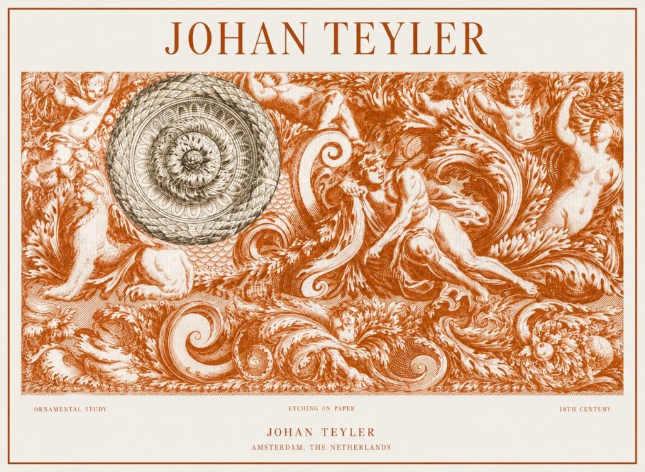 Johan Teyler Ornamental Study No1 - Póster