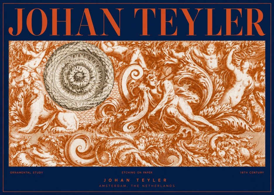 Johan Teyler Ornamental Study No2 - Póster