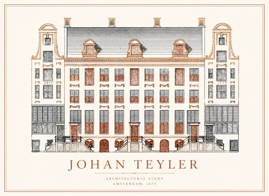 Johan Teyler Architectural Study VIII No1 - Póster