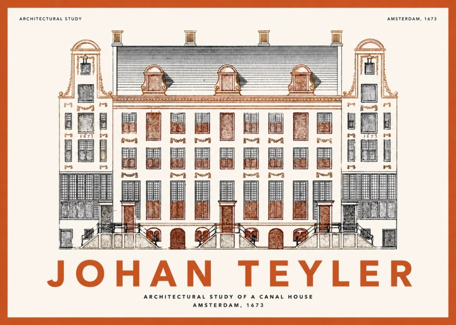 Johan Teyler Architectural Study VIII No2 - Póster