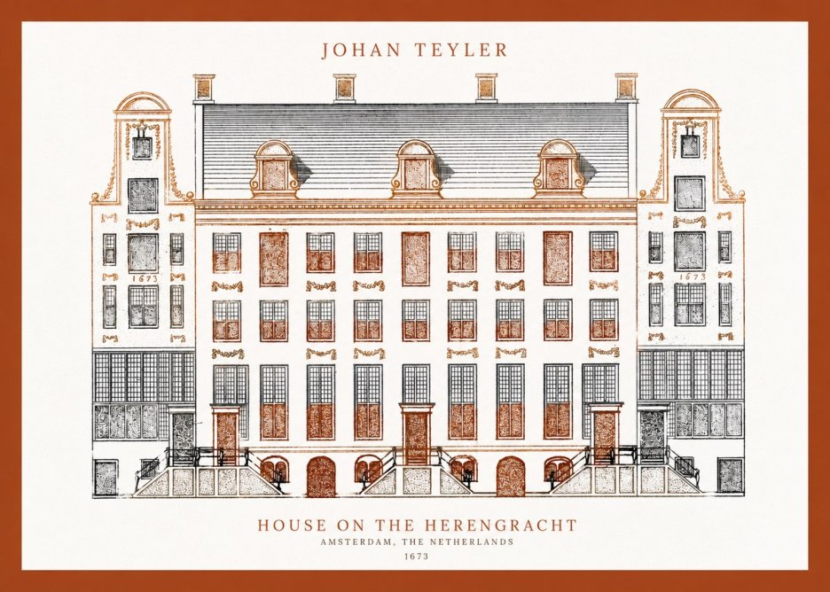 Johan Teyler Architectural Study VIII No4 - Póster