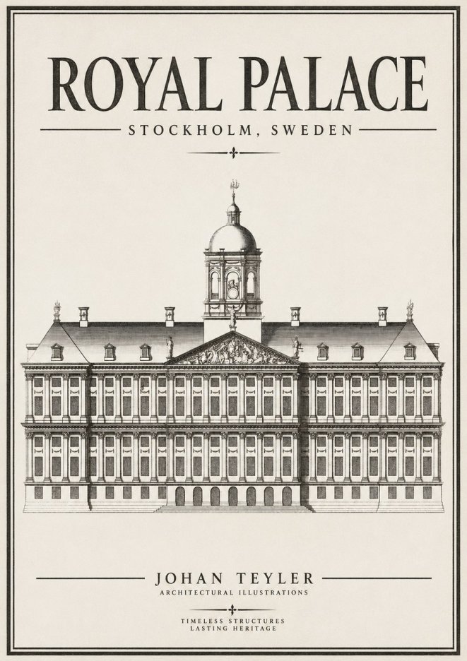 Johan Teyler Royal Palace No2 - Póster