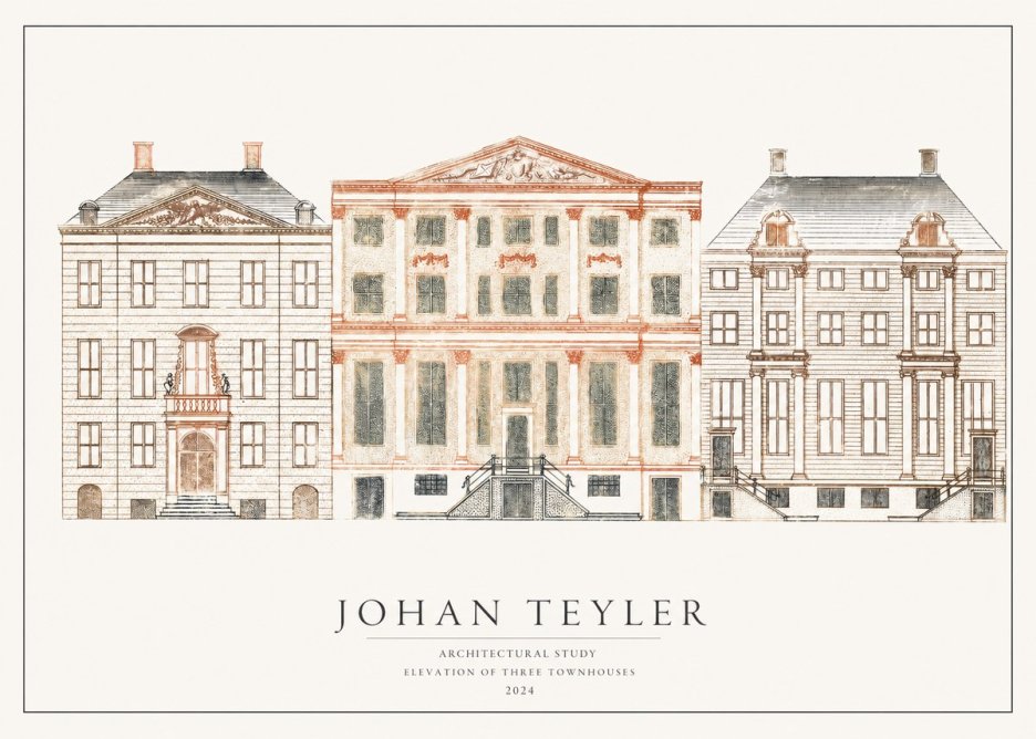Johan Teyler Architectural Study IX No2 - Póster