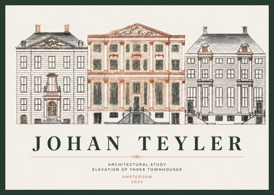 Johan Teyler Architectural Study IX No4 - Póster