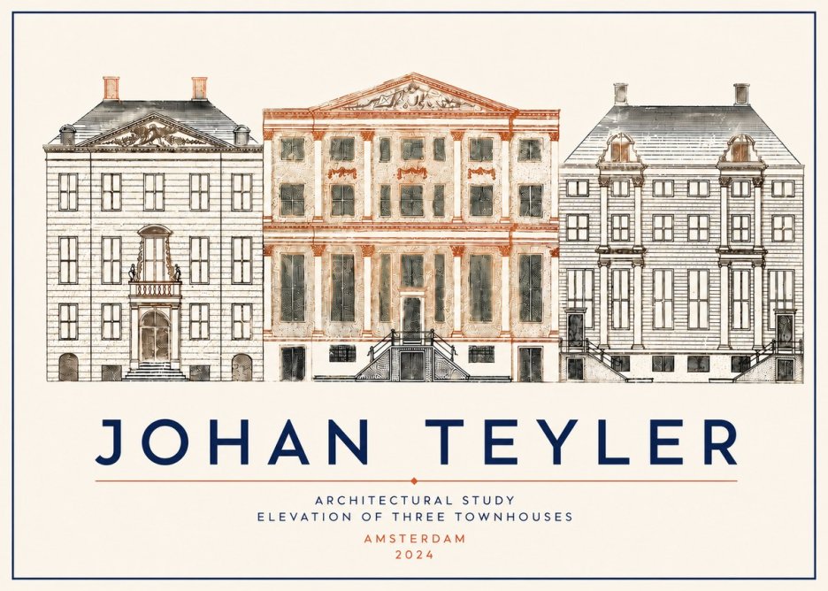 Johan Teyler Architectural Study IX No5 - Póster