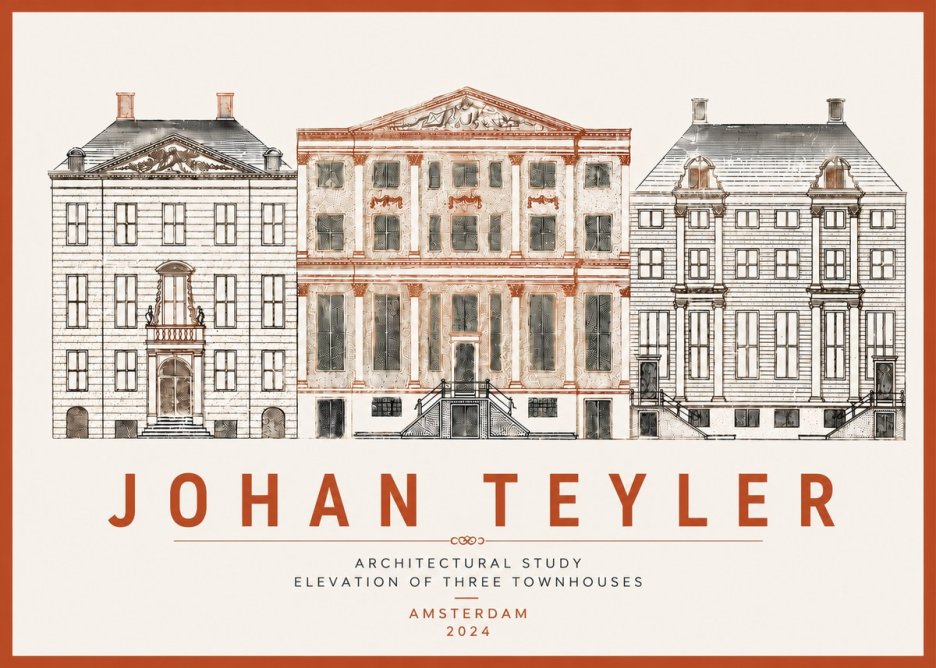 Johan Teyler Architectural Study IX No6 - Póster