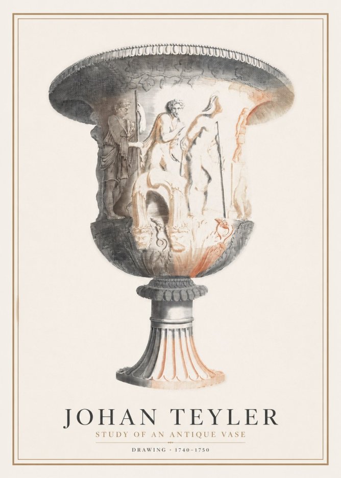 Johan Teyler Classical Urn No2 - Póster