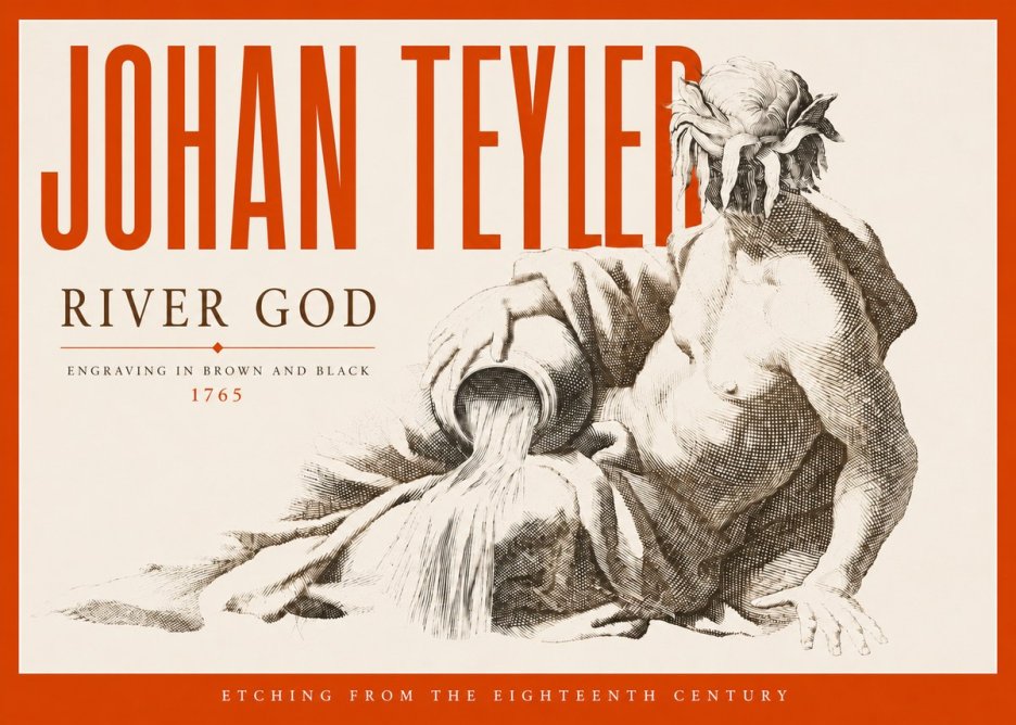 Johan Teyler River God No4 - Póster