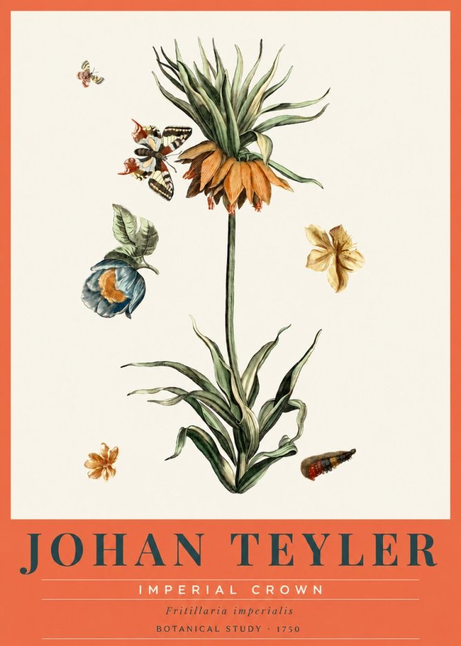 Johan Teyler Crown Imperial No3 - Póster