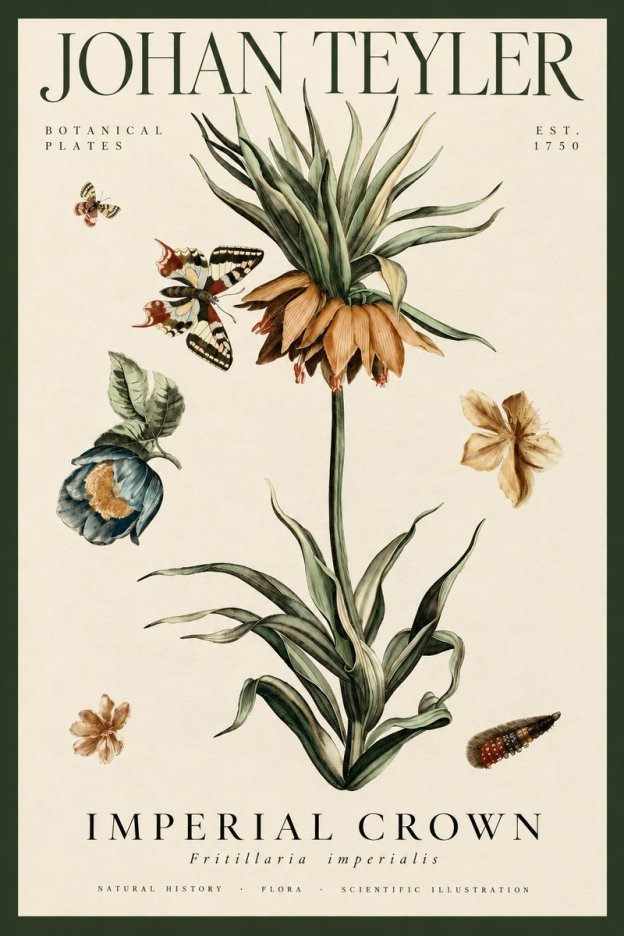 Johan Teyler Crown Imperial No4 - Póster