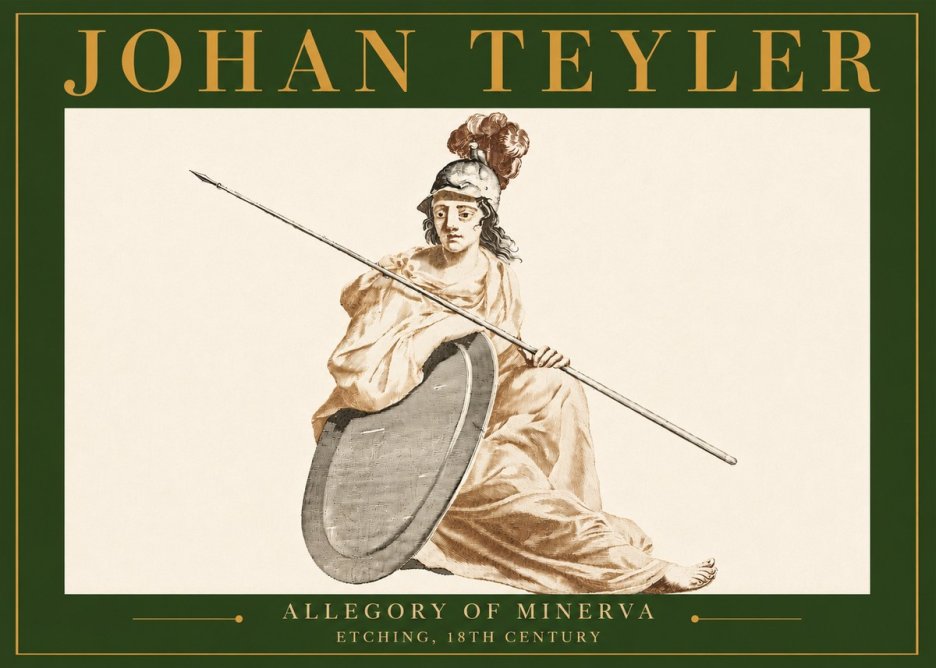 Johan Teyler Allegory of Minerva No4 - Póster