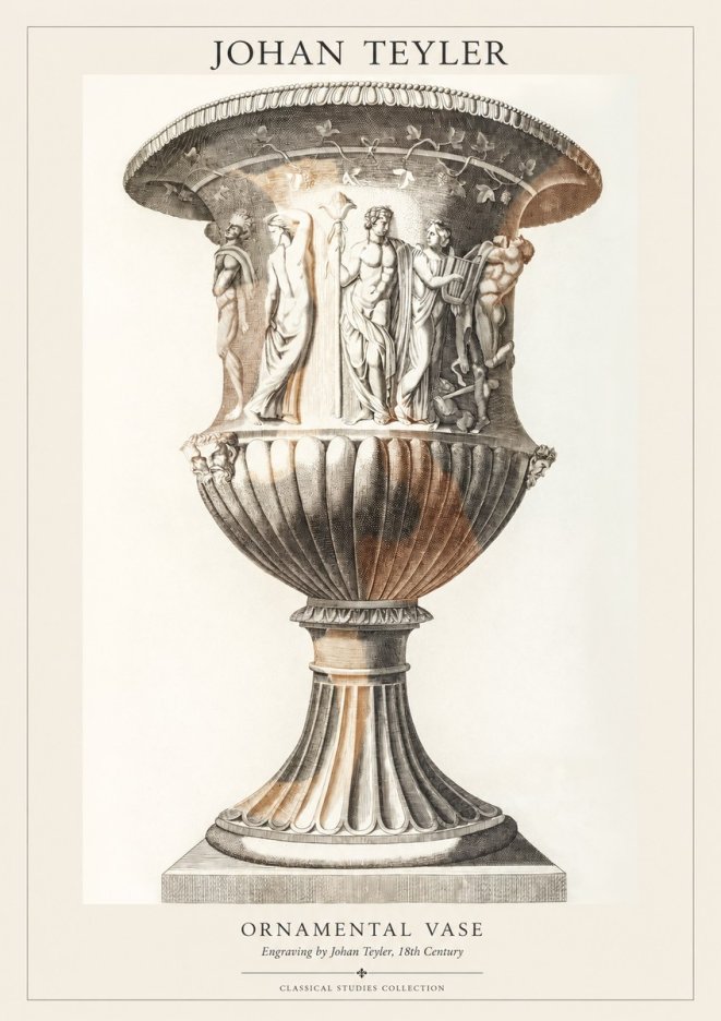 Johan Teyler Ornamental Vase II No1 - Póster
