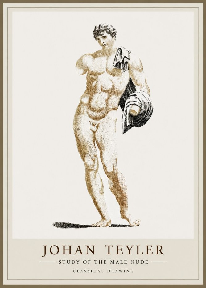 Johan Teyler Classical Study II No2 - Póster