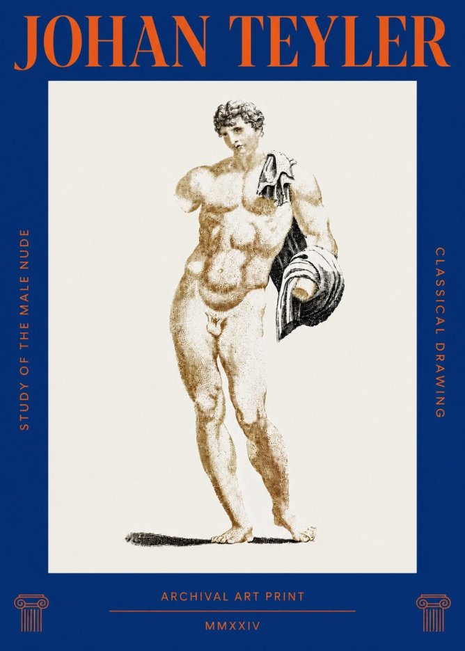 Johan Teyler Classical Study II No3 - Póster