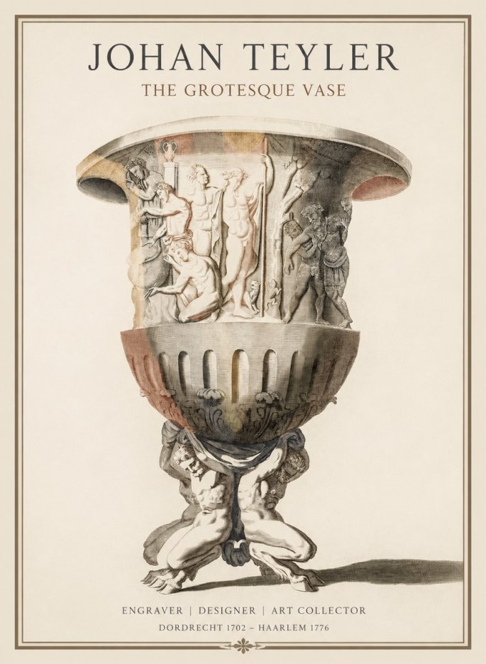 Johan Teyler The Grotesque Vase No1 - Póster